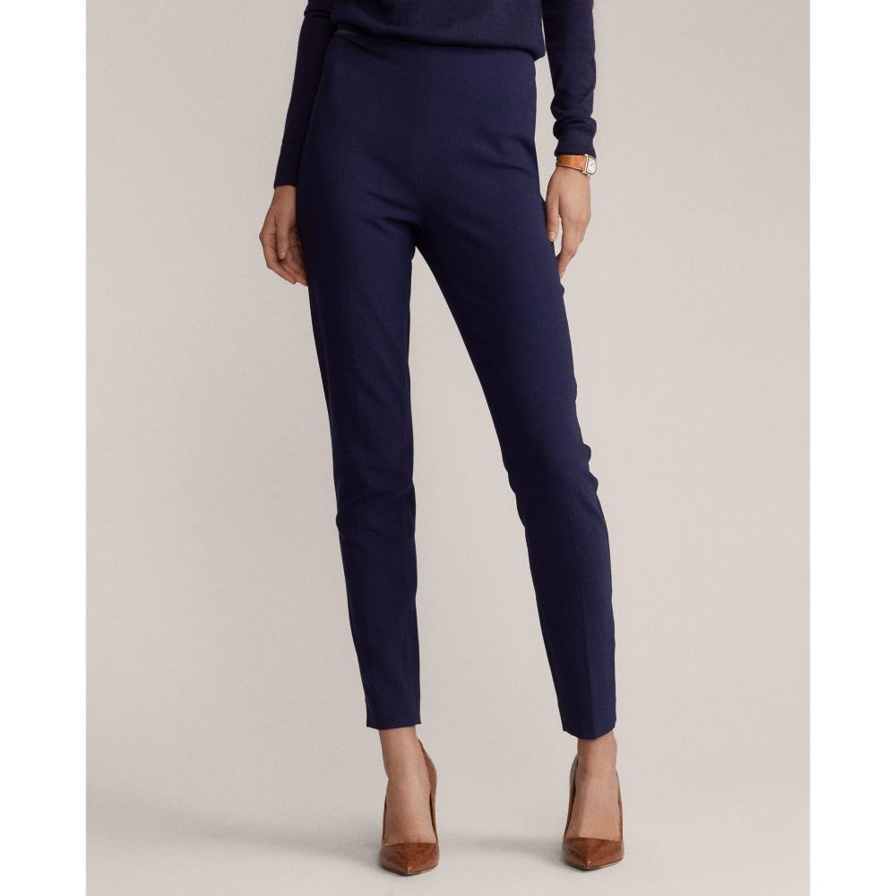 Pantalon sans poches en laine - Navy