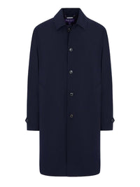 Finnely 3/4 wool pea jacket - Classic Chairman Navy