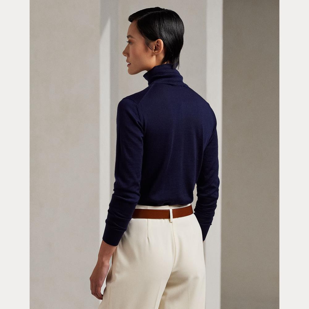 Pull à col roulé en cachemire - Lux Navy