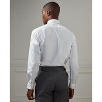 Wrinkle-resistant twill shirt - White