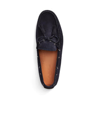 Harold leather driving loafers - Chairman Navy