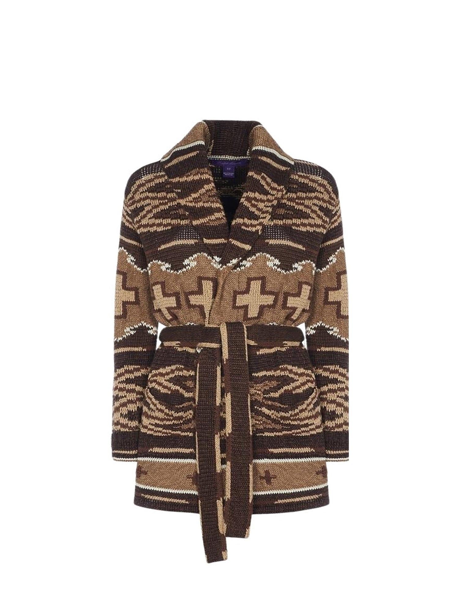 6pcs / DJV / IN-2 / OUT-2 / ST-100% / PRIX DJV-450€  // LUX TAN MULTI CARDIGAN LONG SLEEVE SHWL CL CARD