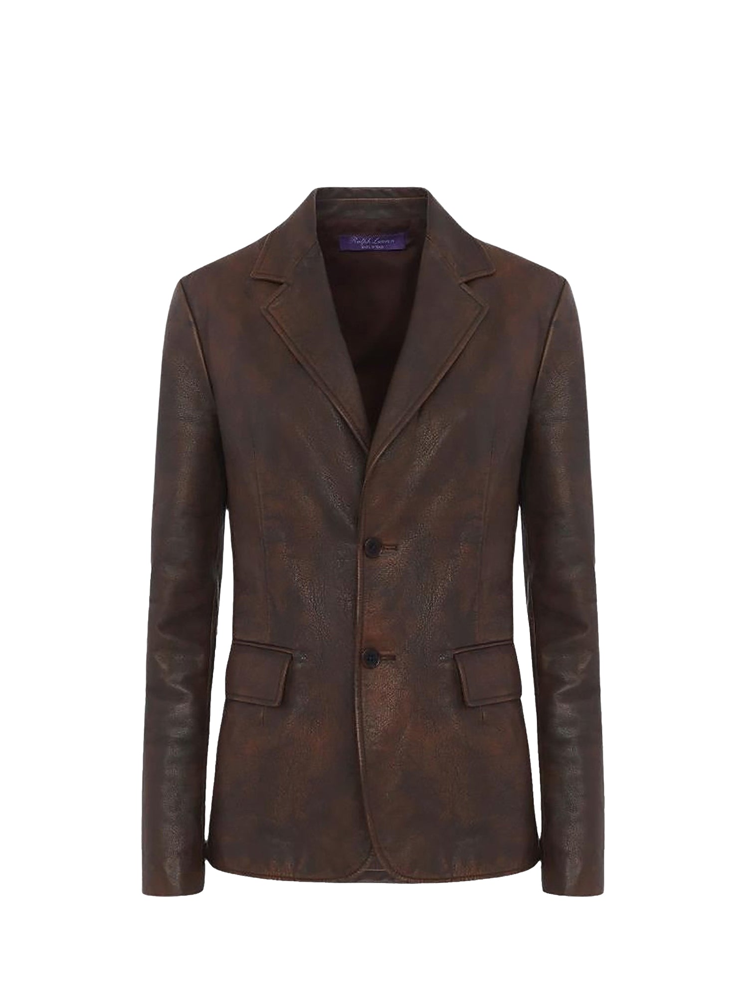 Veste Tomasso en cuir vieilli - Mocha