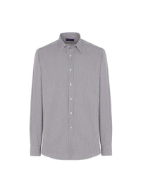 Chemise rayures bengalies en popeline - Grey & White