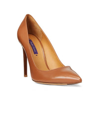 Escarpins Celia 100 en cuir - Gold