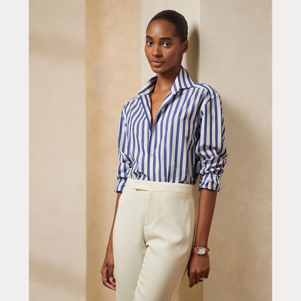 Chemise rayée - White & Blue