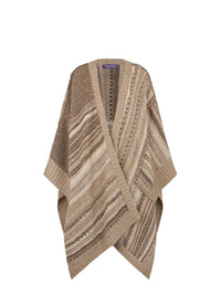 Patchwork cashmere wrap jumper - Mineral Multicolore