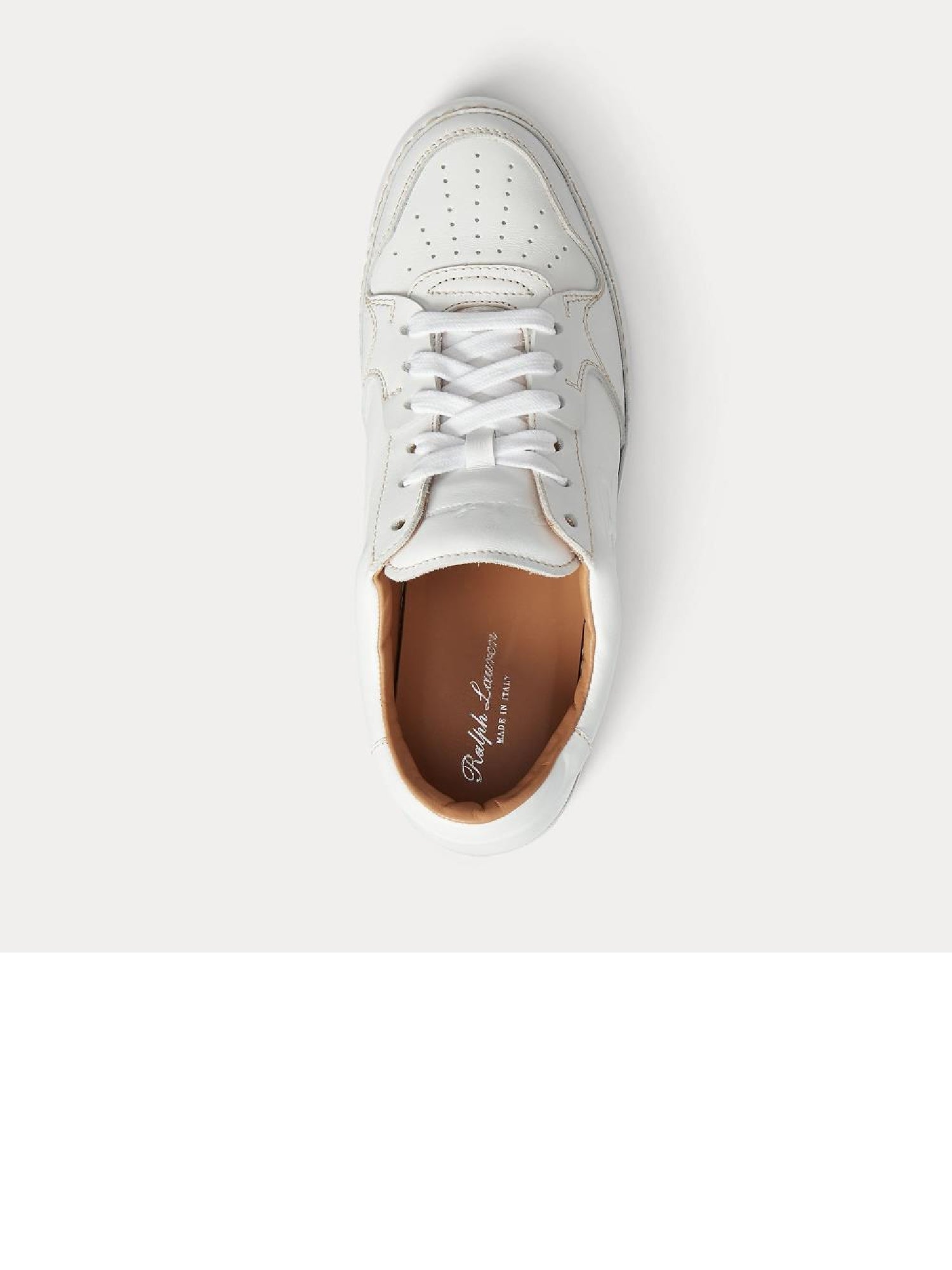 Baskets basses Jinett en cuir - White