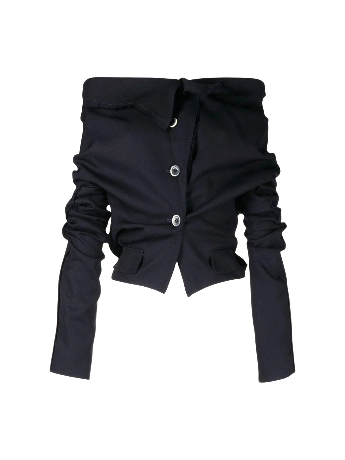 220€ / 3 sold //17 QTY / ST18%   Veste courte Camargue en laine - Navy
