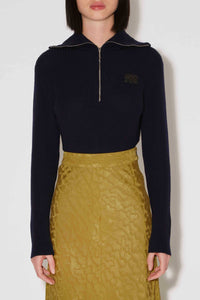 Pull Fool Harmony en laine - Marine