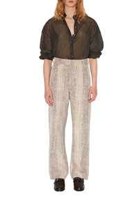 Pantalon Project imprimé - Beige