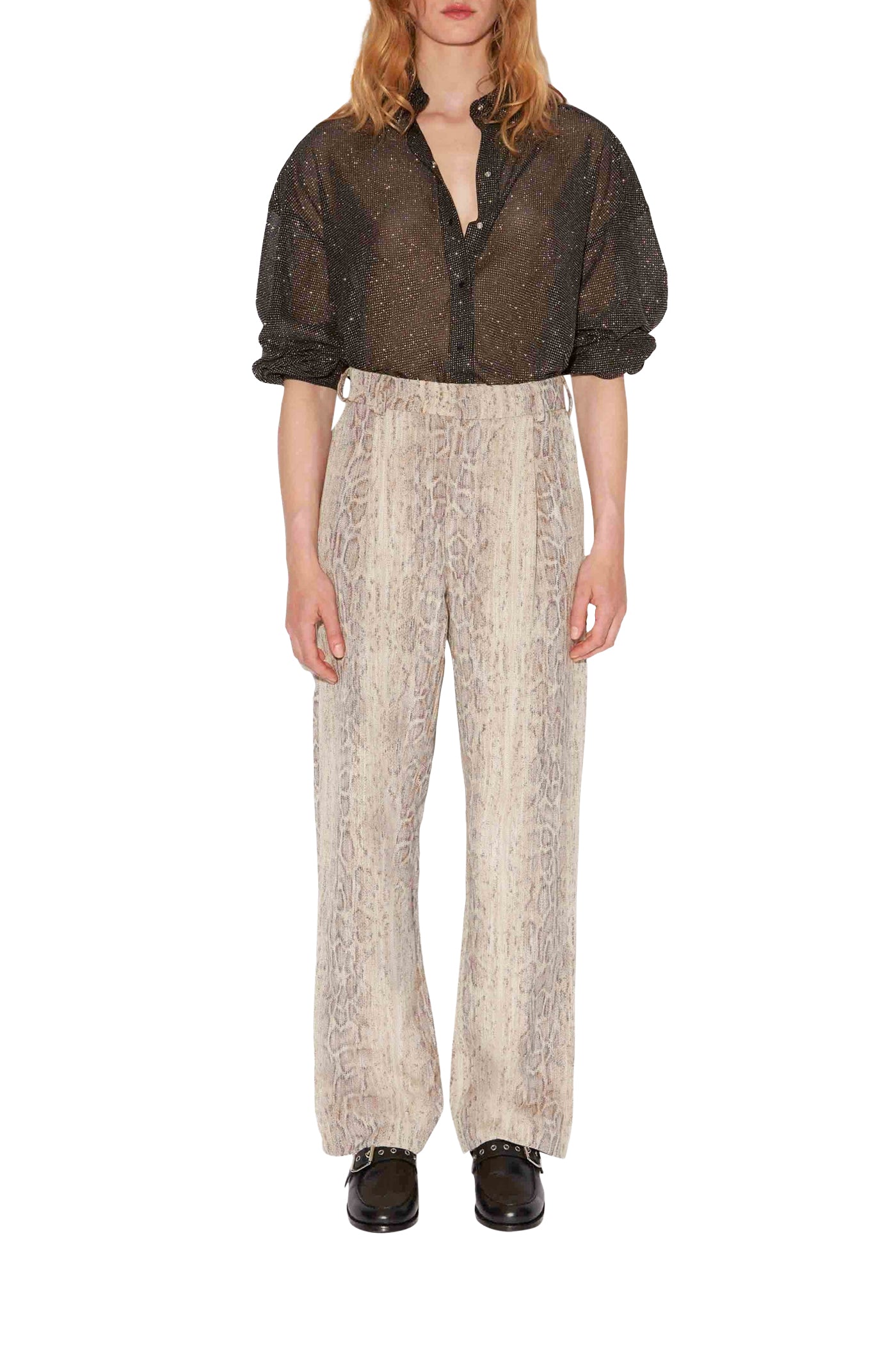 Pantalon Project imprimé - Beige