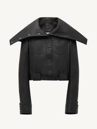 PRIX MARQUE : 250 / BLOUSON GRAND COL AVEC PRESSIONS