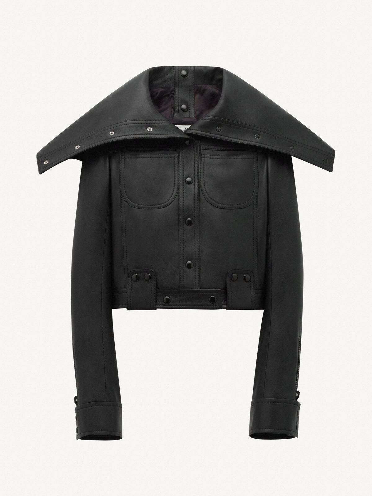 PRIX MARQUE : 250 / BLOUSON GRAND COL AVEC PRESSIONS