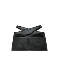 Robe Criss Cross en vinyle - Black