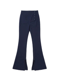 Wave trousers with press studs - Navy