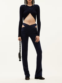 Pantalon Criss Cross - Navy