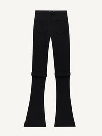 PRIX MARQUE : 120 / PANTALON PANTALON CREPE AVEC FLAP GENOUX