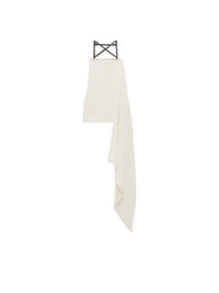 Robe drapeau bretelles cross - Heritage White