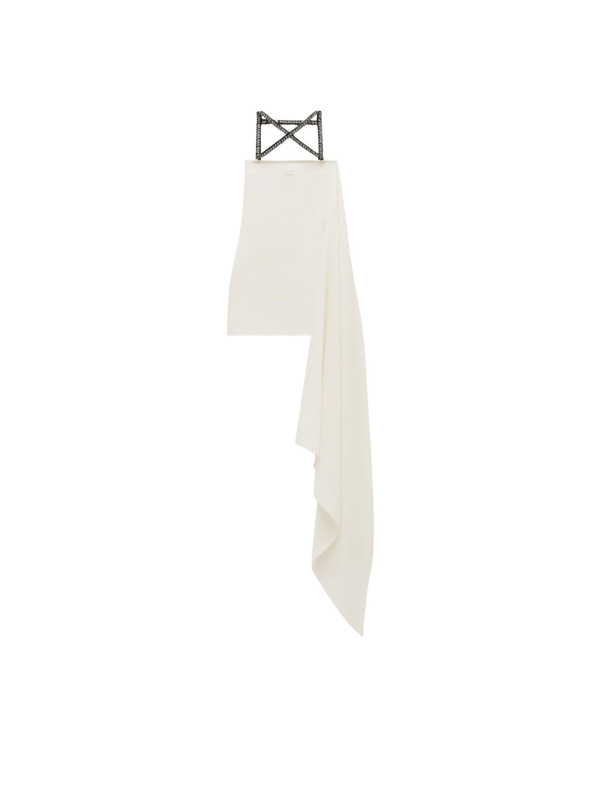 Robe drapeau bretelles cross - Heritage White