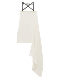 Cross-strap flag dress - Heritage White