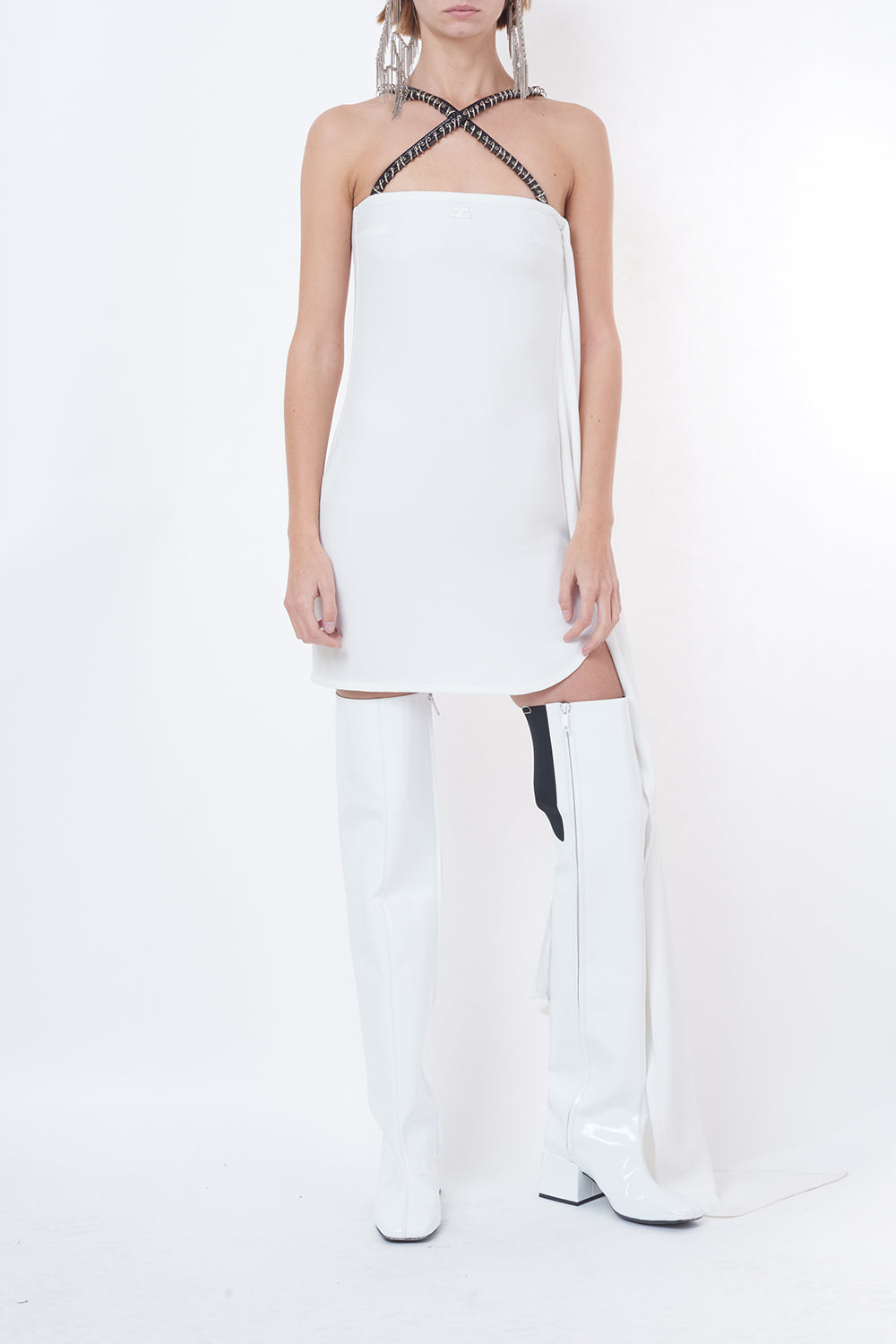 ROBE ROBE DRAPEAU BRETELLES CROSS