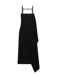 Robe drapeau longue - Black