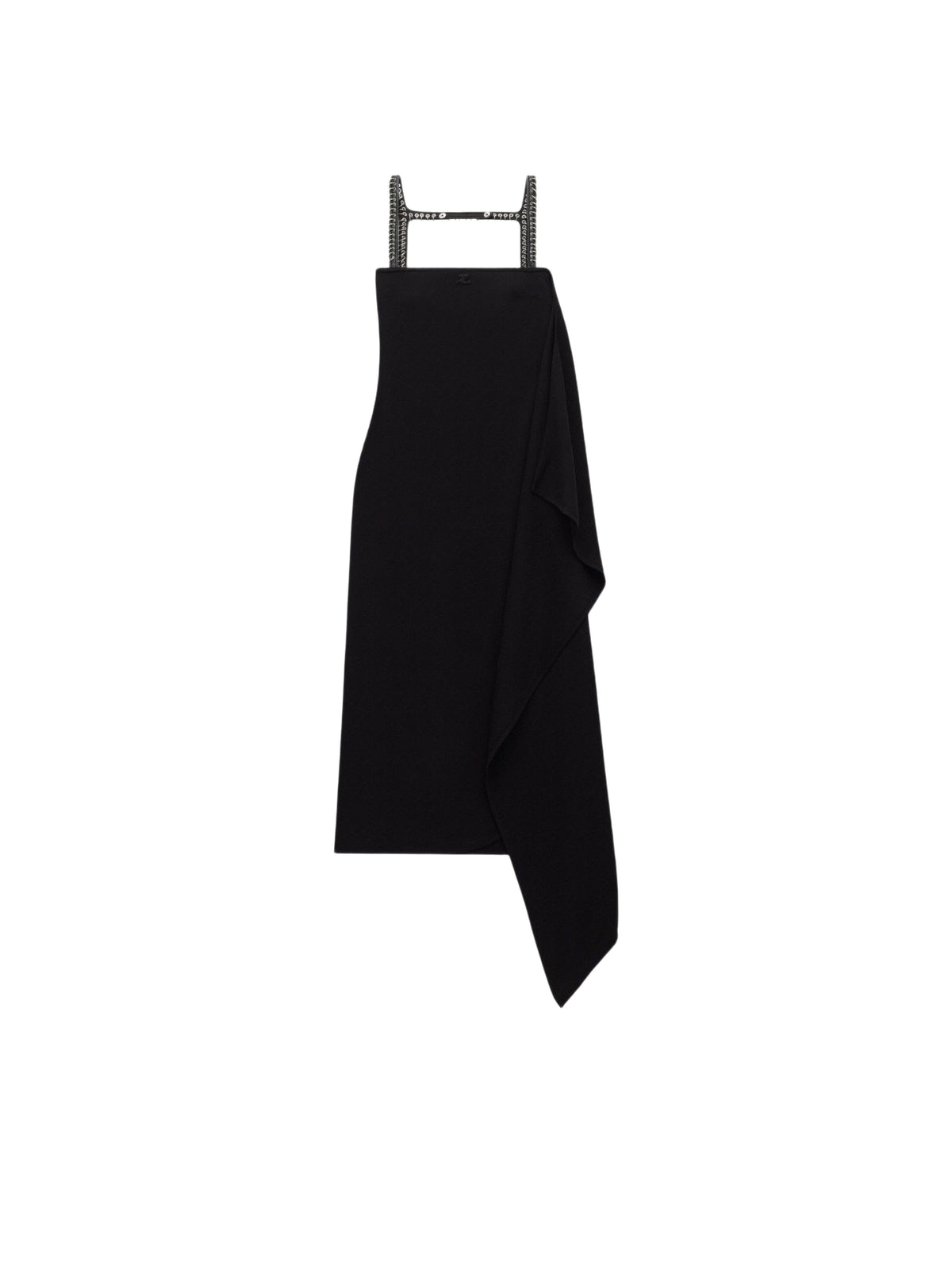 Robe drapeau longue - Black