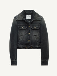 CIRCLE BLACK DENIM JACKET