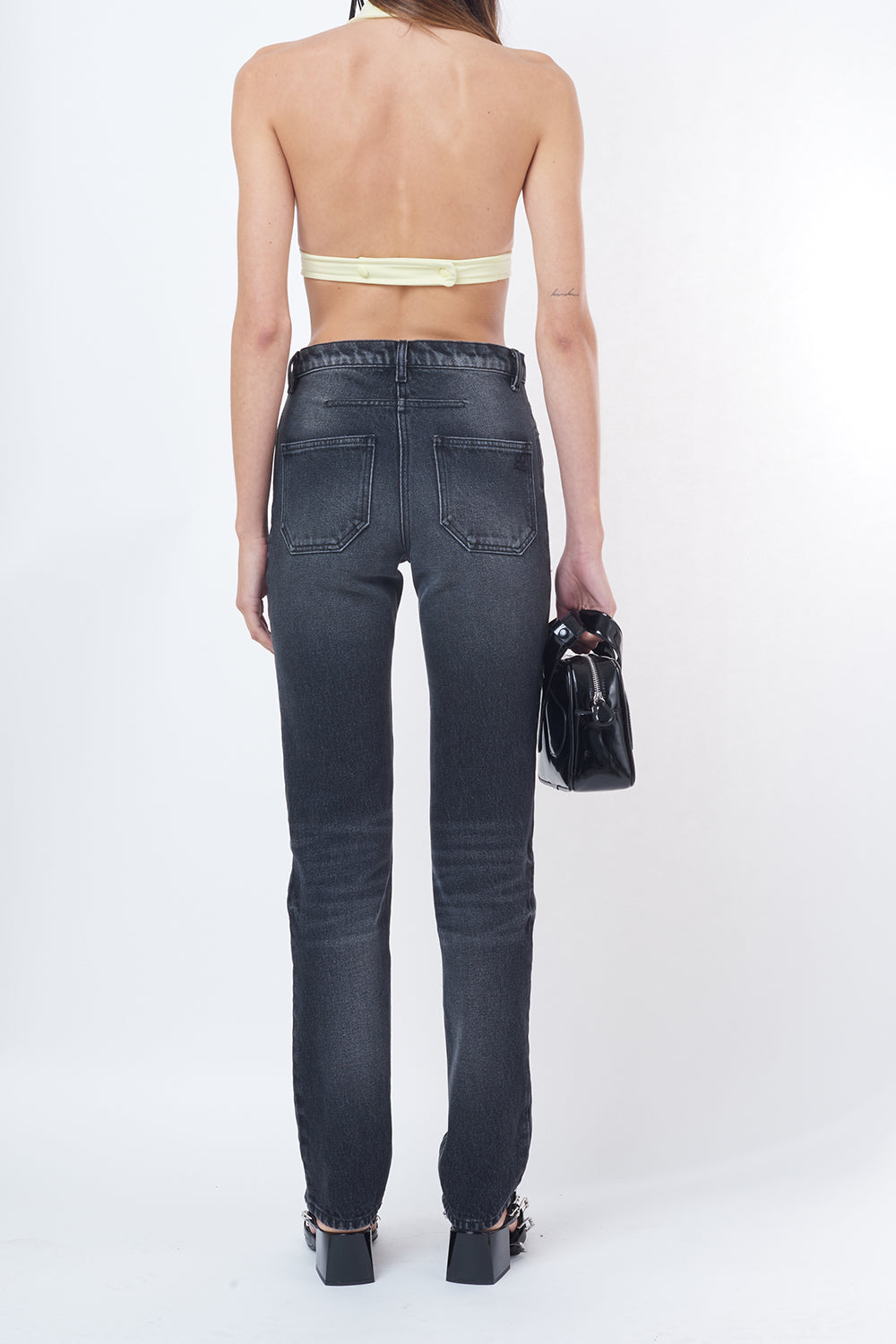 PRIX MARQUE : 120 / PANTALON PANTALON 5 POCHES DROIT DENIM