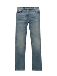 PRIX MARQUE : 120 / PANTALON 5 POCHES DROIT EN DENIM