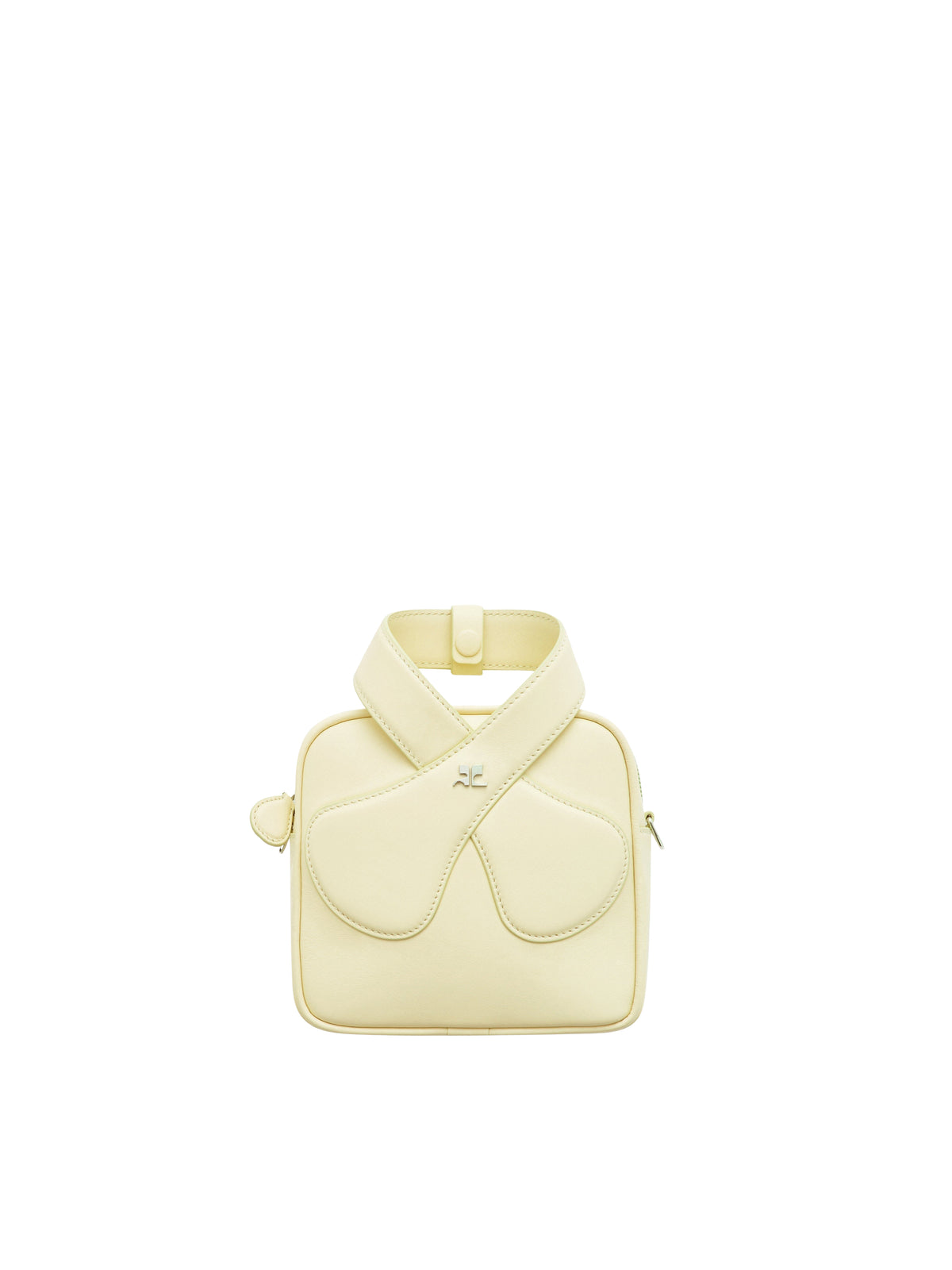 Leather loop bag - Light Yellow