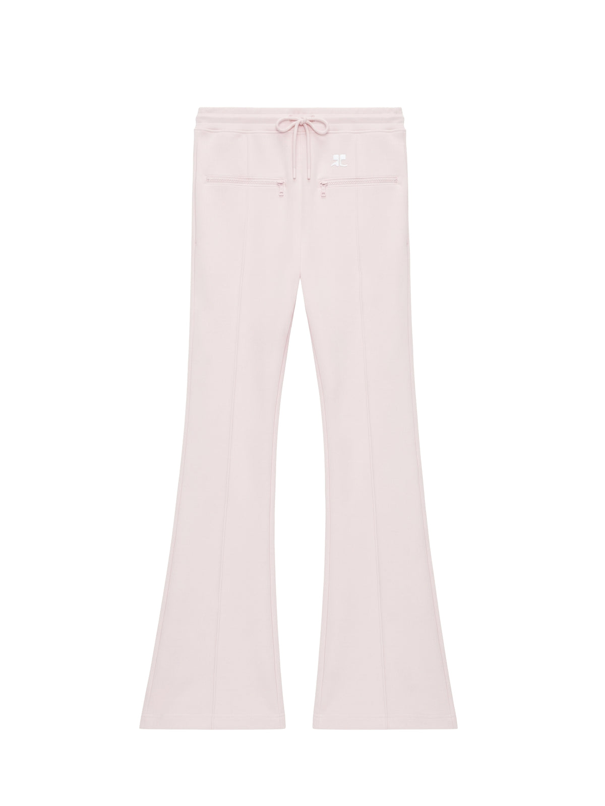 Pantalon piqué avec zip - Lait De Rose