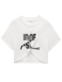T-shirt Signature bumpy - Heritage White