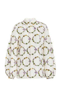 Ivory / Chemise Selene en soie - Ivory