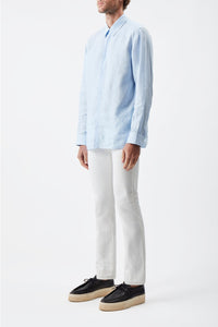 Quevedo Shirt en bleu multicolore fine multicolore line str shirt