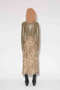Jupe Ninon Chloe en soie - Animal