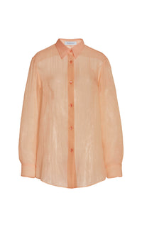 Fluorescent Orange / Chemise Ferrara en cachemire - Fluorescent Orange
