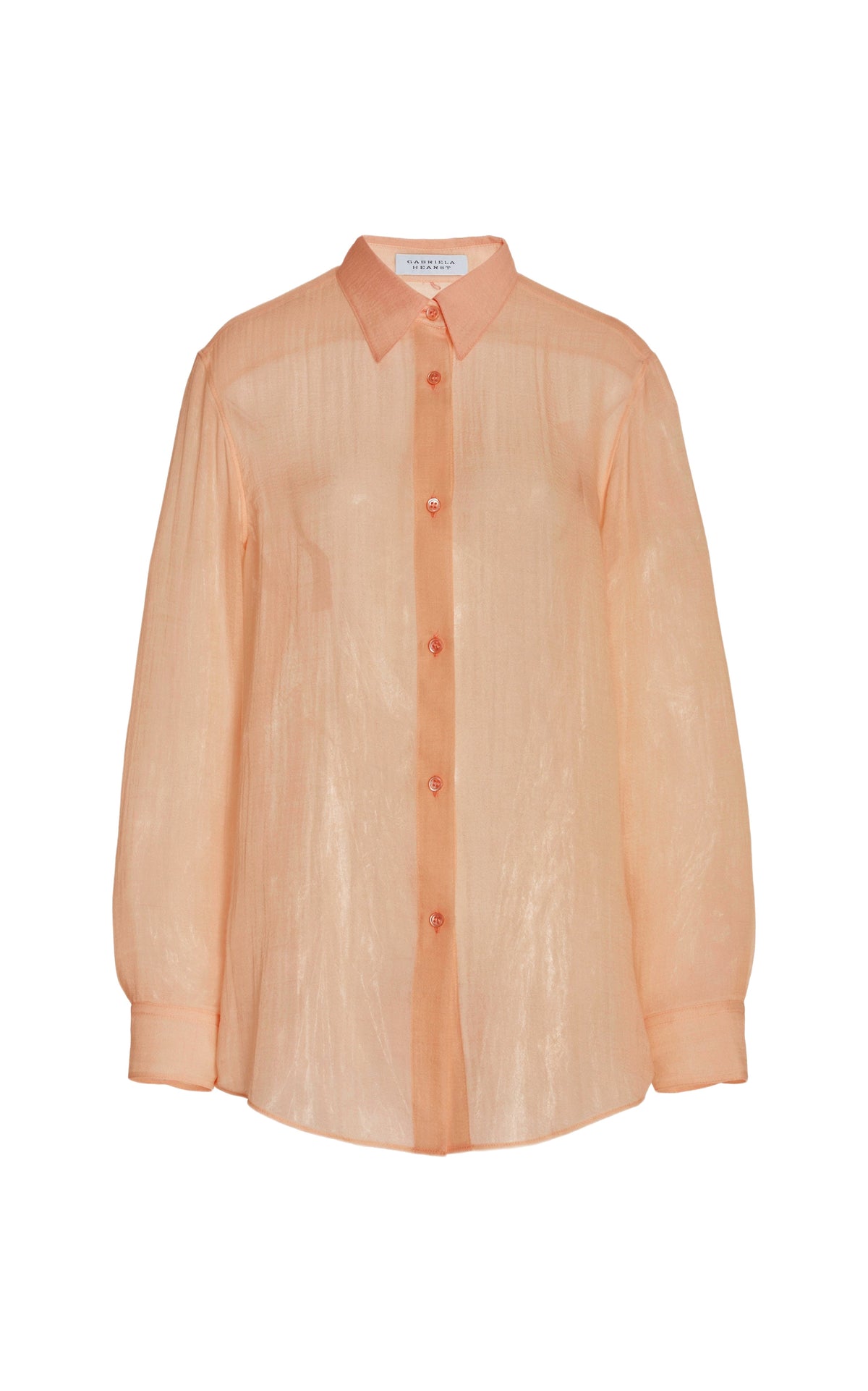 Fluorescent Orange / Chemise Ferrara en cachemire - Fluorescent Orange