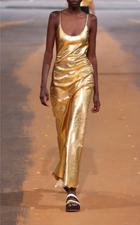 Gold / Robe nuisette Teles en cuir - Gold