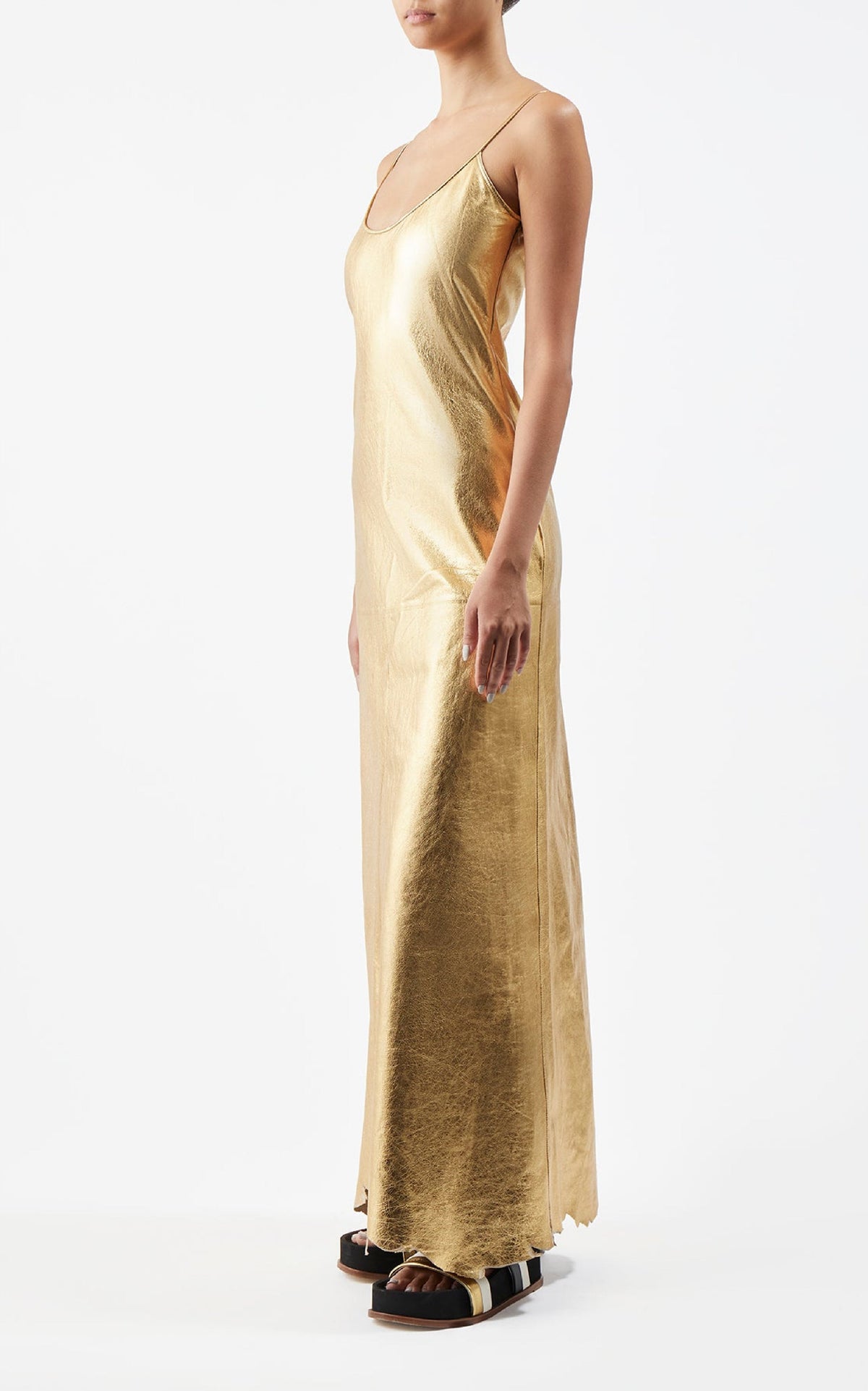 Gold / Robe nuisette Teles en cuir - Gold