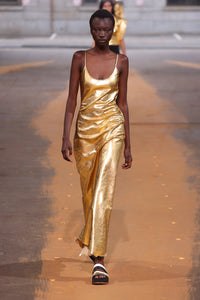 Gold / Robe nuisette Teles en cuir - Gold
