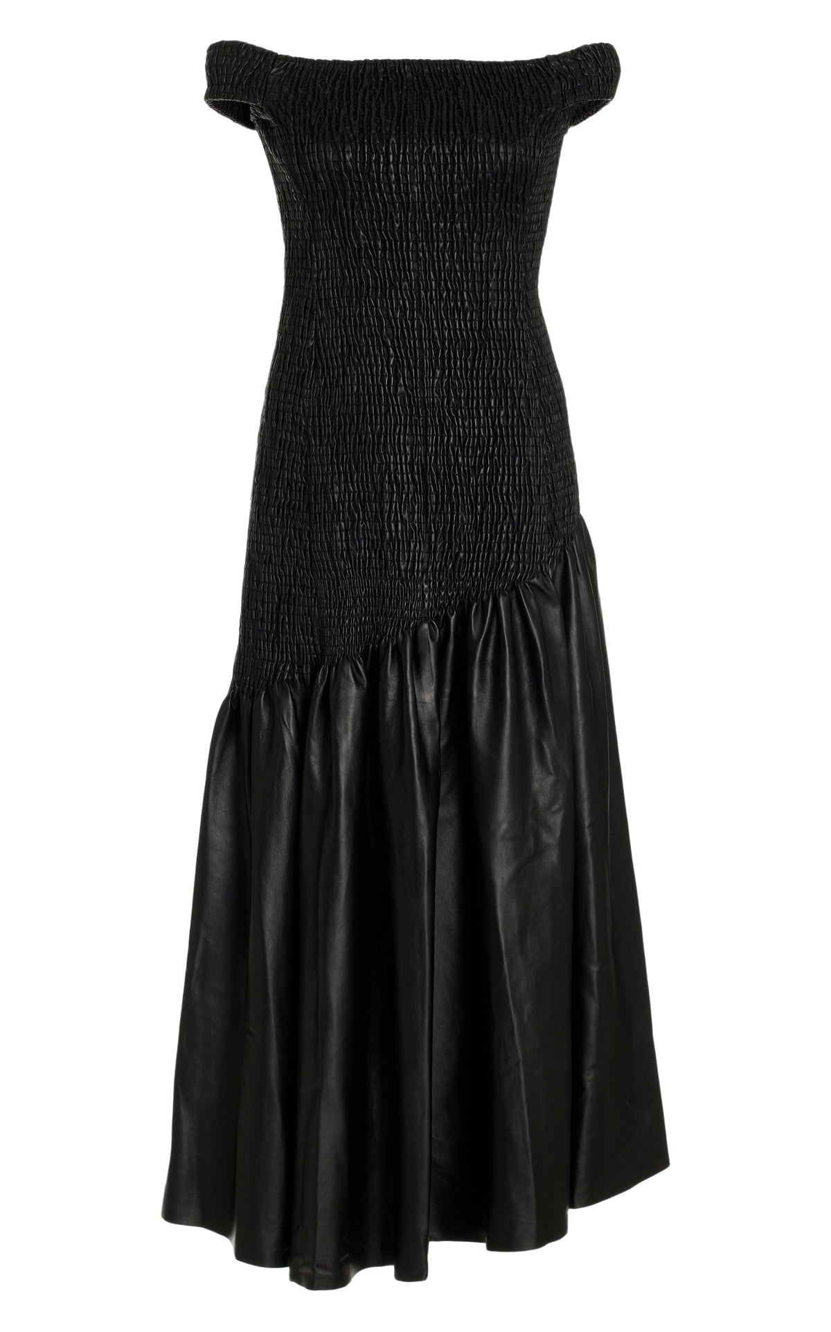 Black / Robe Veloso en cuir - Black