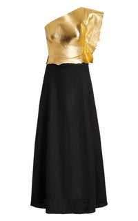 Black / Robe Cleis en soie - Black