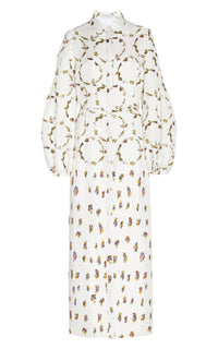 Ivory / Robe Mauri en soie - Ivory