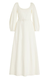 Ivory / Robe Mena en soie - Ivory