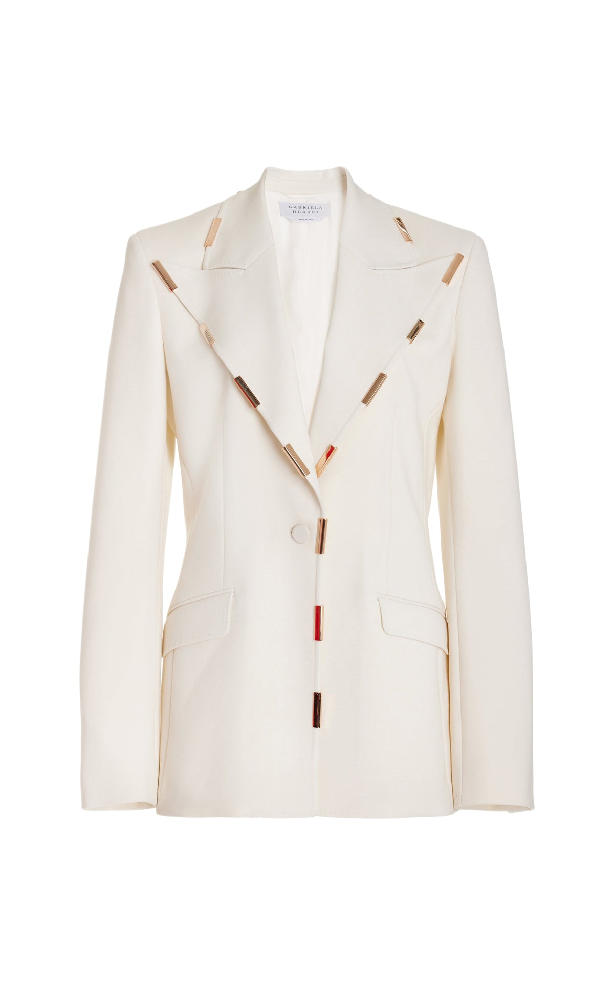 Ivory / Veste blazer Leiva en laine - Ivory