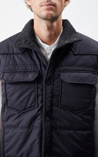 Clay Reversible Puffer Ve en anthracite double face recyclé cash