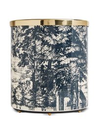 Giardino Settecentesco wastepaper basket - Blue & Ivory