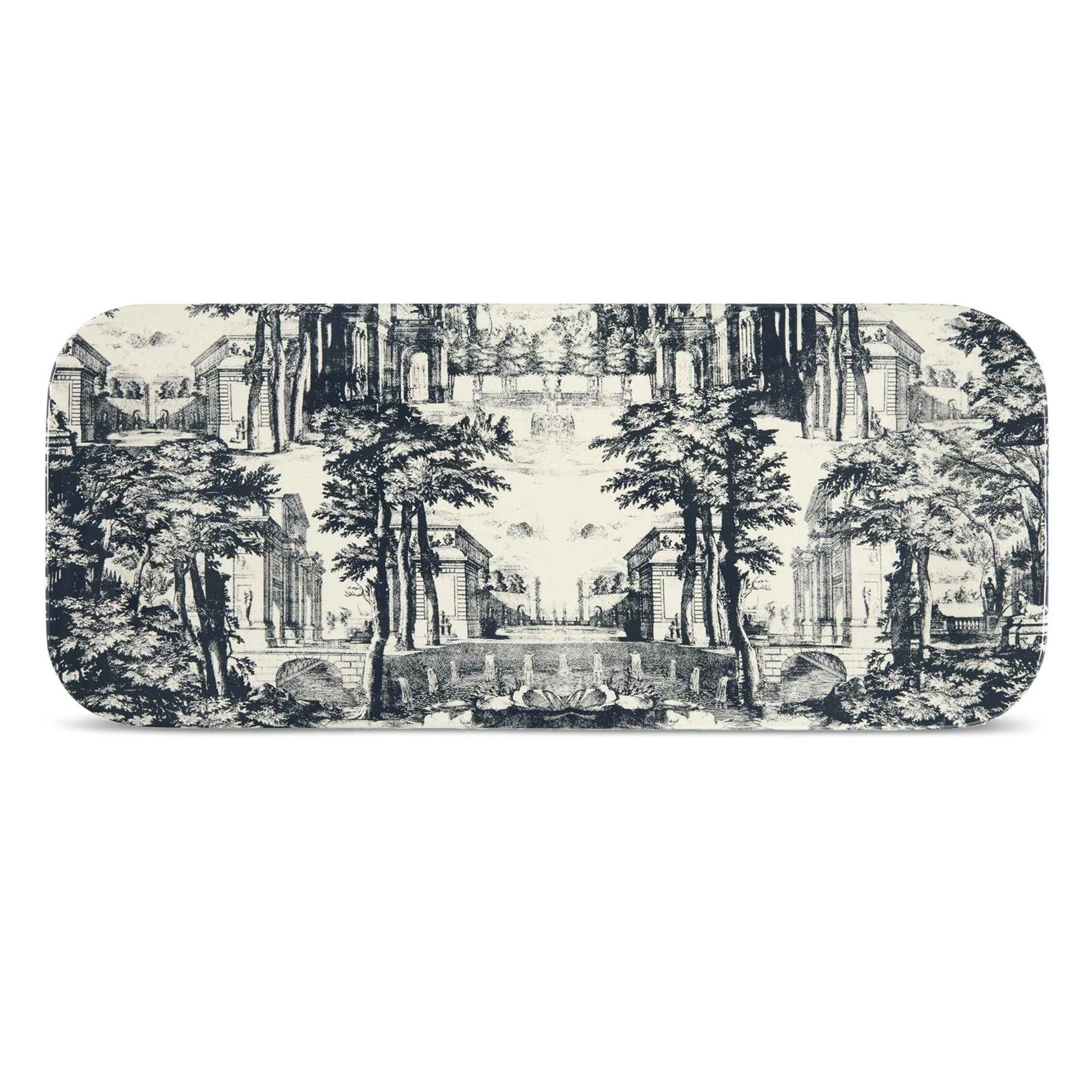 Giardino Settecentesco tray - Blue & Ivory